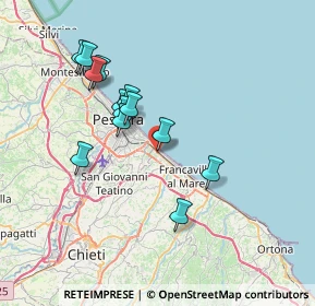 Mappa Via D. Ciampoli, 66023 Francavilla al Mare CH, Italia (6.84462)