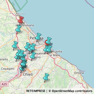 Mappa Via Gennaro Finamore, 66023 Francavilla al Mare CH, Italia (9.736)