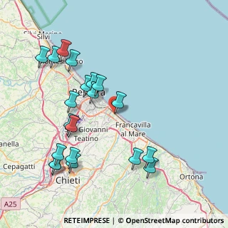 Mappa Via Gennaro Finamore, 66023 Francavilla al Mare CH, Italia (9.2185)