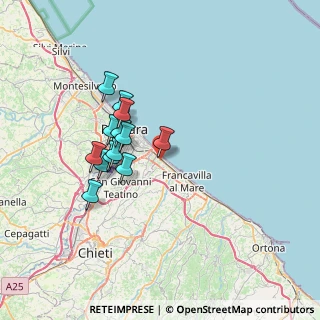 Mappa Via Gennaro Finamore, 66023 Francavilla al Mare CH, Italia (6.14923)