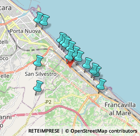 Mappa Via D. Ciampoli, 66023 Francavilla al Mare CH, Italia (1.44667)