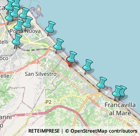 Mappa Via D. Ciampoli, 66023 Francavilla al Mare CH, Italia (3.1675)