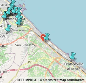 Mappa Via D. Ciampoli, 66023 Francavilla al Mare CH, Italia (3.546)