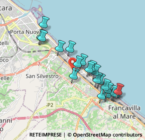 Mappa Via D. Ciampoli, 66023 Francavilla al Mare CH, Italia (1.7805)