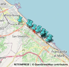 Mappa Via D. Ciampoli, 66023 Francavilla al Mare CH, Italia (1.137)