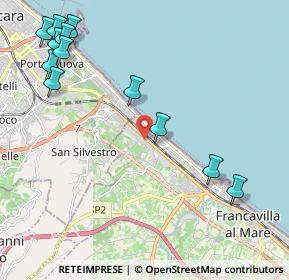 Mappa Via D. Ciampoli, 66023 Francavilla al Mare CH, Italia (2.82333)