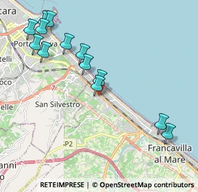 Mappa Via D. Ciampoli, 66023 Francavilla al Mare CH, Italia (2.42231)