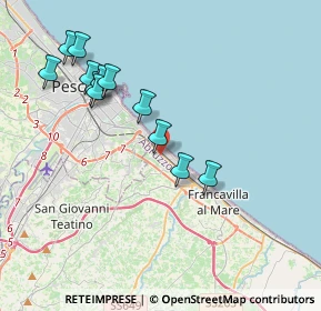 Mappa Via D. Ciampoli, 66023 Francavilla al Mare CH, Italia (4.05833)