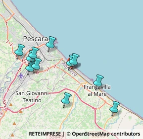 Mappa Via D. Ciampoli, 66023 Francavilla al Mare CH, Italia (4.01455)