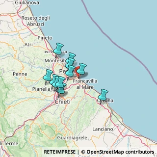 Mappa Via Gennaro Finamore, 66023 Francavilla al Mare CH, Italia (10.51417)