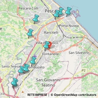 Mappa Strada Fosso Cavone, 65129 Pescara PE, Italia (3.05083)