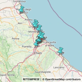 Mappa Strada Fosso Cavone, 65129 Pescara PE, Italia (9.60091)