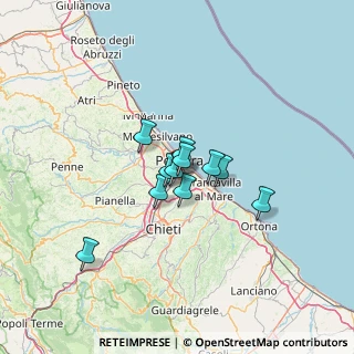Mappa Strada Fosso Cavone, 65129 Pescara PE, Italia (8.34273)