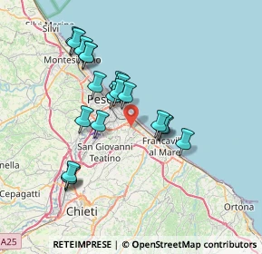Mappa Strada Provinciale per Pescara - S. Silvestro, 65129 Pescara PE, Italia (6.896)