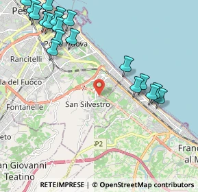 Mappa Strada Provinciale per Pescara - S. Silvestro, 65129 Pescara PE, Italia (2.86368)