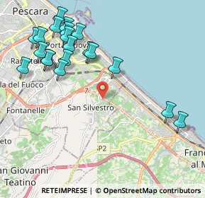 Mappa Strada Provinciale per Pescara - S. Silvestro, 65129 Pescara PE, Italia (2.5455)