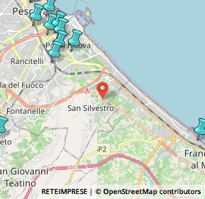 Mappa Strada Provinciale per Pescara - S. Silvestro, 65129 Pescara PE, Italia (3.75286)