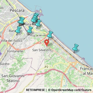 Mappa Strada Vicinale Colle Breccia, 65129 Pescara PE, Italia (2.555)