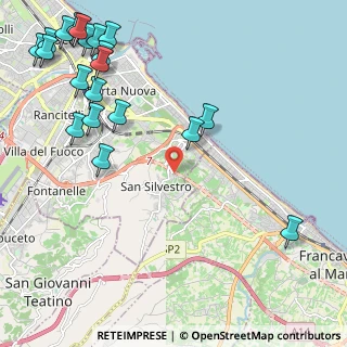 Mappa Strada Vicinale Colle Breccia, 65129 Pescara PE, Italia (3.191)