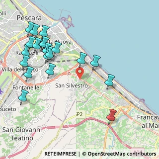Mappa Strada Vicinale Colle Breccia, 65129 Pescara PE, Italia (2.5885)