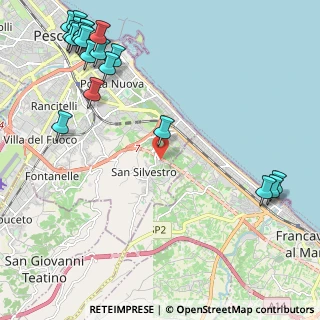 Mappa Strada Provinciale per Pescara - S. Silvestro, 65129 Pescara PE, Italia (3.3245)
