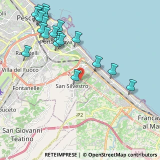 Mappa Strada Provinciale per Pescara - S. Silvestro, 65129 Pescara PE, Italia (2.849)