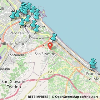 Mappa Strada Vicinale Colle Breccia, 65129 Pescara PE, Italia (3.43833)