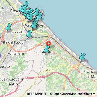 Mappa Strada Vicinale Colle Breccia, 65129 Pescara PE, Italia (3.012)