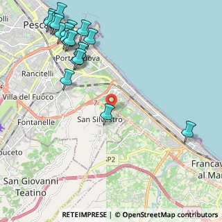 Mappa Strada Provinciale per Pescara - S. Silvestro, 65129 Pescara PE, Italia (3.015)