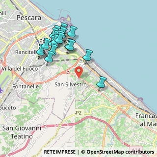 Mappa Strada Provinciale per Pescara - S. Silvestro, 65129 Pescara PE, Italia (2.122)