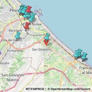 Mappa Strada Vicinale Colle Breccia, 65129 Pescara PE, Italia (3.295)