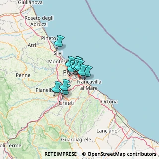 Mappa Strada Vicinale Colle Breccia, 65129 Pescara PE, Italia (6.45538)