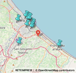 Mappa Strada Provinciale per Pescara - S. Silvestro, 65129 Pescara PE, Italia (3.83545)