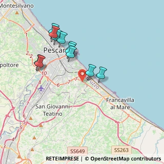 Mappa Strada Vicinale Colle Breccia, 65129 Pescara PE, Italia (3.84364)