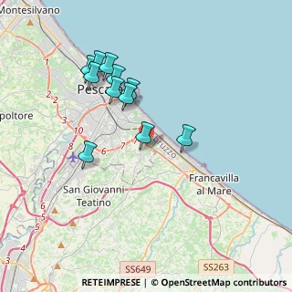 Mappa Strada Vicinale Colle Breccia, 65129 Pescara PE, Italia (3.60909)