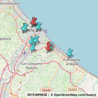 Mappa Strada Vicinale Colle Breccia, 65129 Pescara PE, Italia (3.77333)