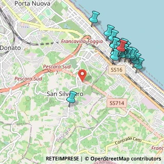 Mappa Strada Vicinale Colle Breccia, 65129 Pescara PE, Italia (1.2375)
