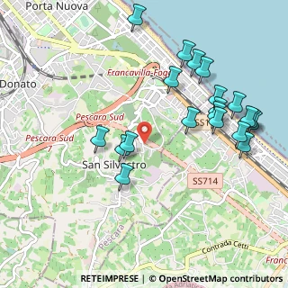 Mappa Strada Vicinale Colle Breccia, 65129 Pescara PE, Italia (1.165)
