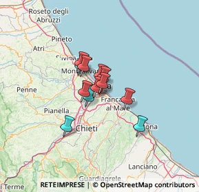 Mappa Str. Colle S. Donato, 65129 Pescara PE, Italia (7.87667)