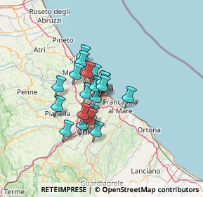 Mappa Str. Colle S. Donato, 65129 Pescara PE, Italia (9.1425)