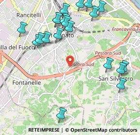 Mappa Str. Colle S. Donato, 65129 Pescara PE, Italia (1.334)