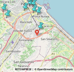Mappa Str. Colle S. Donato, 65129 Pescara PE, Italia (3.39286)