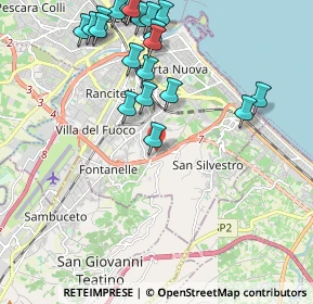 Mappa Str. Colle S. Donato, 65129 Pescara PE, Italia (2.4675)