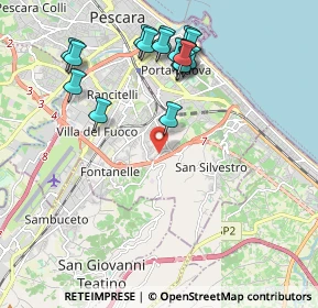 Mappa Str. Colle S. Donato, 65129 Pescara PE, Italia (2.21059)