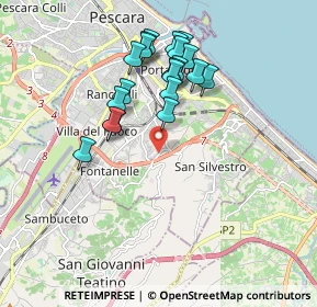 Mappa Str. Colle S. Donato, 65129 Pescara PE, Italia (1.7745)