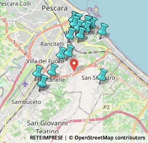 Mappa Str. Colle S. Donato, 65129 Pescara PE, Italia (1.922)