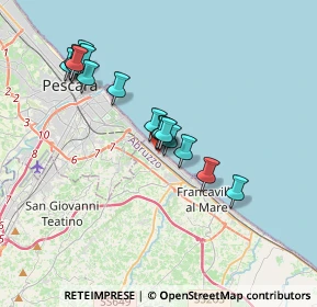 Mappa Piazza Ionio, 66023 Francavilla al Mare CH, Italia (3.51176)