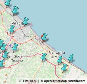 Mappa Piazza Ionio, 66023 Francavilla al Mare CH, Italia (6.72063)