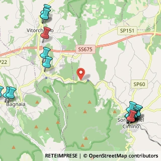 Mappa Fornacchia, 01038 Soriano Nel Cimino VT, Italia (3.635)