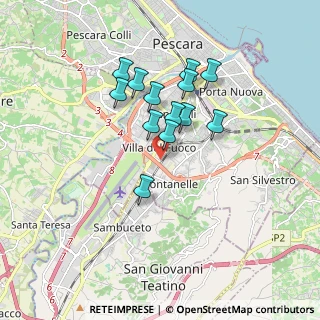 Mappa Str. Fosso Cavone, 65129 Pescara PE, Italia (1.47923)